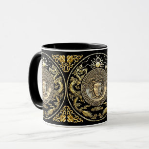 Mug Méduse orientale dorée