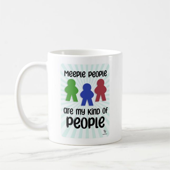 Mug Meeppeople Fun Board Game Life Motto (Gauche)