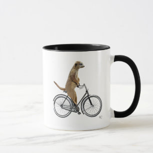 Mug Meerkat à vélo