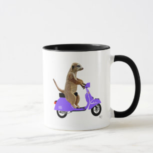 Mug Meerkat sur Lilac Moped