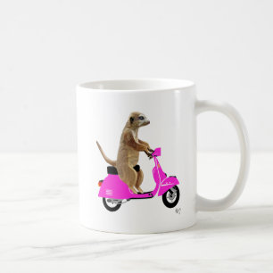 Mug Meerkat sur Pink Moped