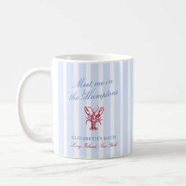 Mug Meet Me in The Hamptons Bachelorette (Gauche)
