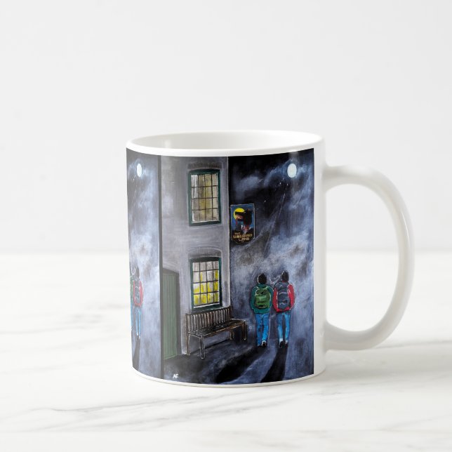Mug Méfiez-vous de la Lune Peinture d'Alfred Fox (Droite)