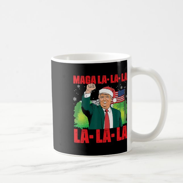 Mug Mega La La Donald Trump Potus 47 Mauvais Noël (Droite)