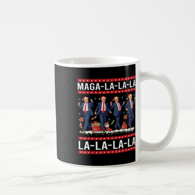 Mug Mega La La Donald Trump Potus 47 Mauvais Noël (Droite)