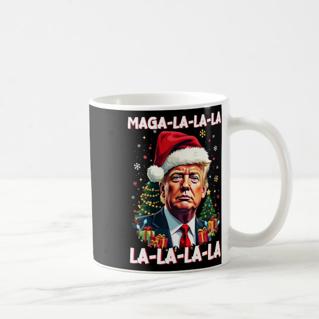Mug Mega La La Donald Trump Potus 47 Mauvais Noël (Droite)