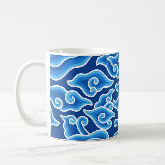 Mug Megamendung batik motif megamendung (Gauche)