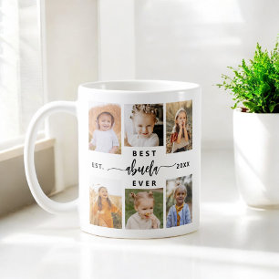 Mug Meilleur Abuela Ever - Collage photo pour petits e