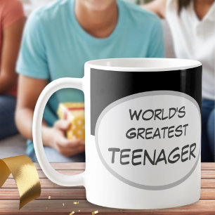 Mug Meilleur Adolescent du Monde Amusement Joyeux Anni
