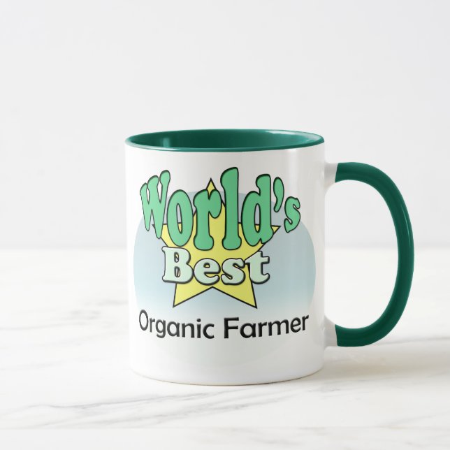 Mug Meilleur agriculteur biologique au monde (Droite)