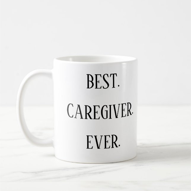 Mug Meilleur aidant de tous les temps – Journée d'appr (Gauche)