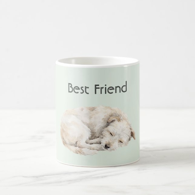 Mug Meilleur Ami Chien Blanc Menthe (Centre)