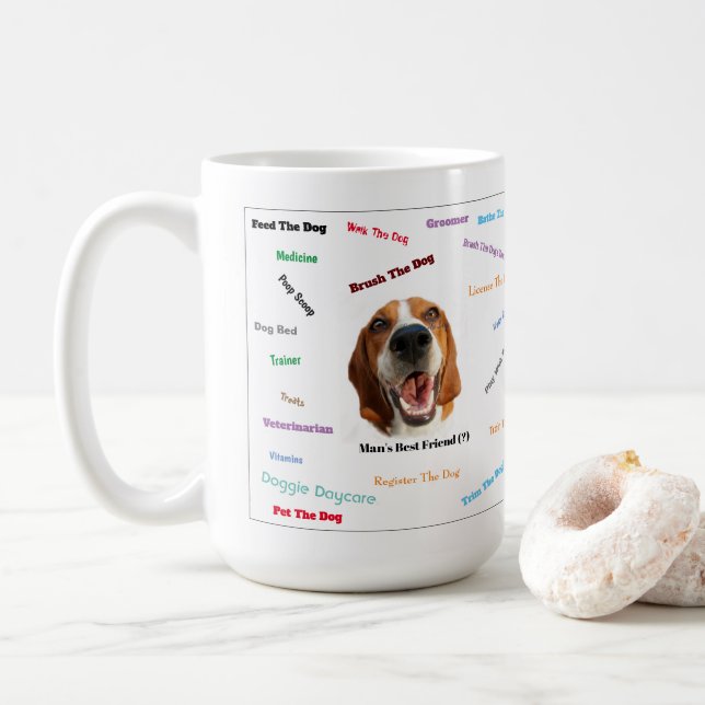 Mug Meilleur ami de l'homme (?) (Avec donut)