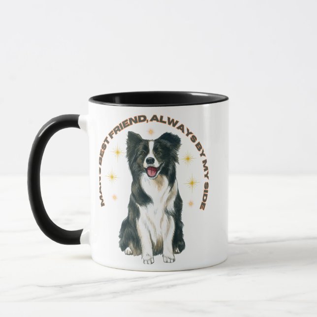 Mug Meilleur ami de l'homme, toujours à mes côtés (Gauche)