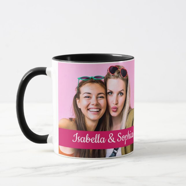 Mug Meilleur Ami Depuis moderne deux images modèle BFF (Gauche)