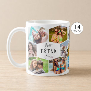 Mug Meilleur Ami Pour Toujours 14 Collage Photo Motif 