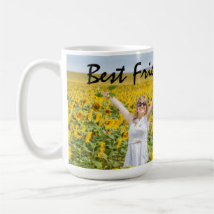 Mug Meilleur Amis Forever Citation noir Script avec ph