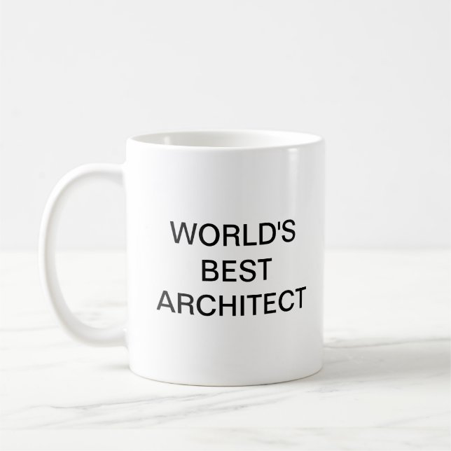 Mug Meilleur architecte du monde (Gauche)