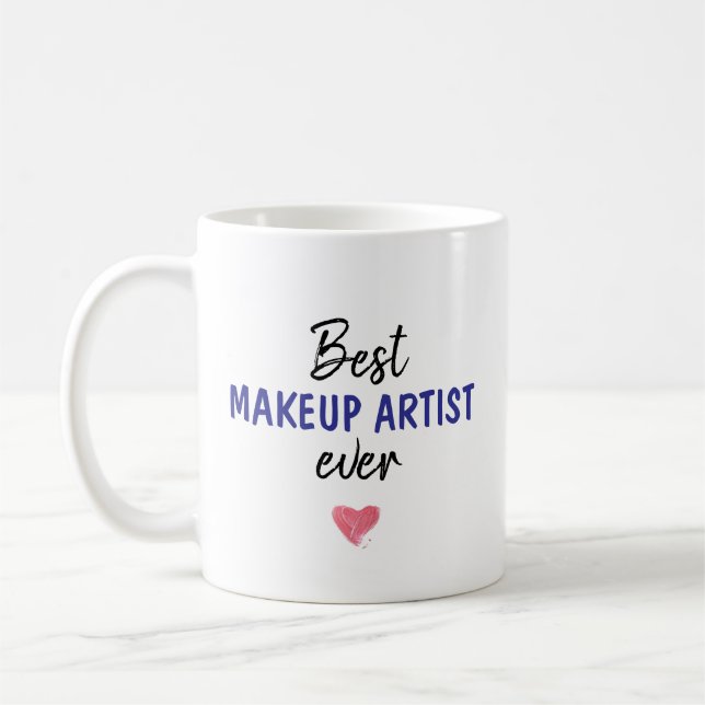 Mug Meilleur artiste de maquillage jamais (Gauche)