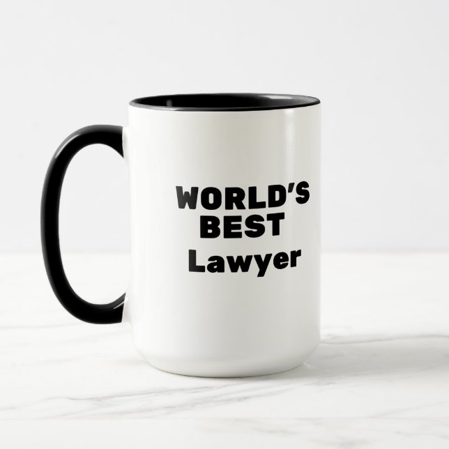 Mug Meilleur avocat du monde (Gauche)