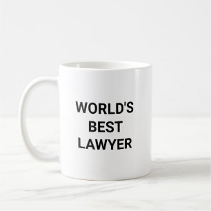 Mug Meilleur Avocat du Monde Cadeau Drôle pour Collègu