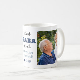 Mug Meilleur Baba Ever Grand-père Vous Aime 2 Collage 