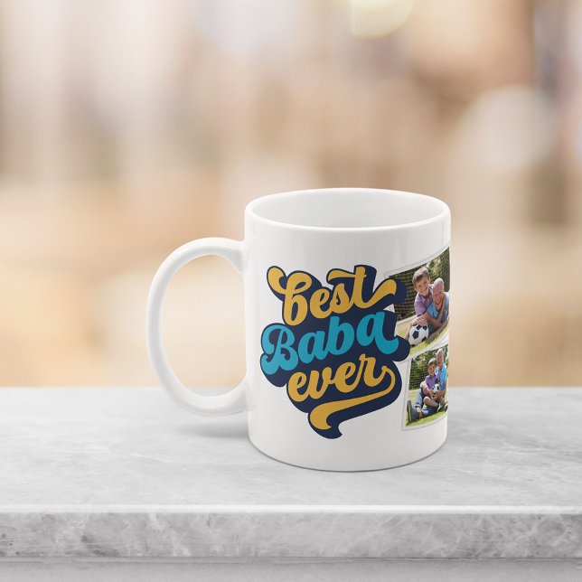 Mug Meilleur Baba jamais | Grand-père Photo (Créateur téléchargé)