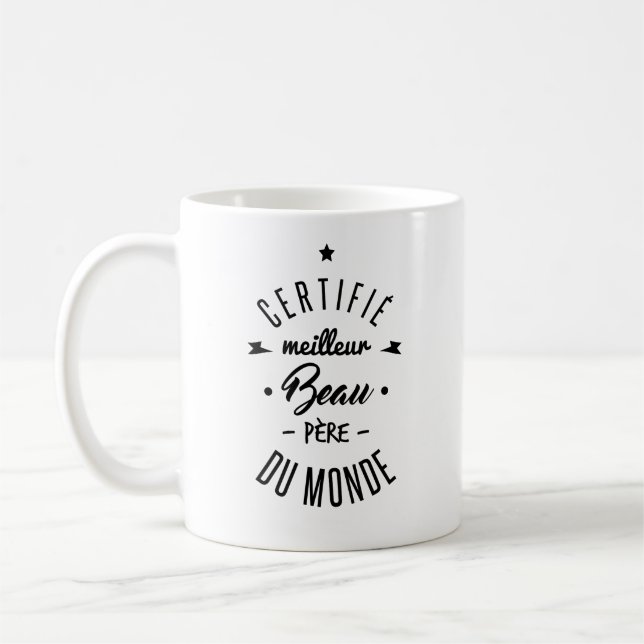Mug Meilleur beau papa (Gauche)