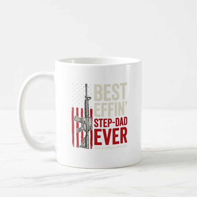 Mug Meilleur beau-père Effin de tous les temps Vector  (Gauche)