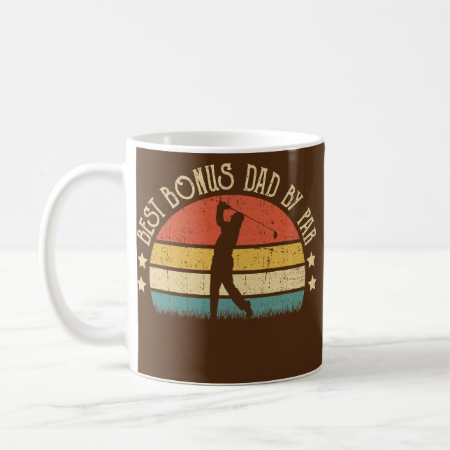 Mug Meilleur Bonus Papa Par Par Funny Golf Père Day (Gauche)
