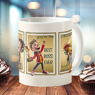 Mug Meilleur Boss Dessin Pour Le Fun