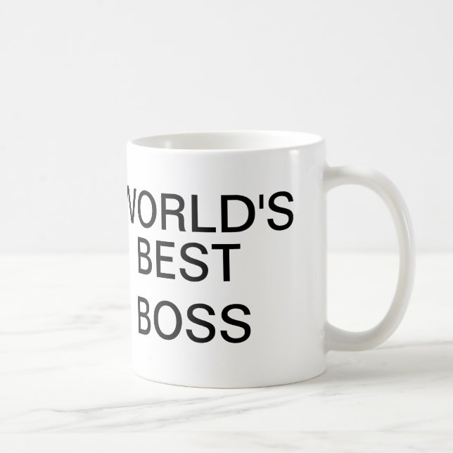 Mug Meilleur boss du monde (Droite)