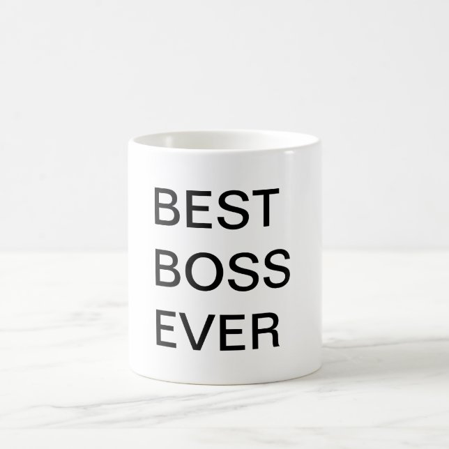 Mug Meilleur Boss jamais (Centre)