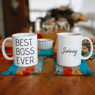 Mug Meilleur Boss Jamais, Appréciation Personnalisée D