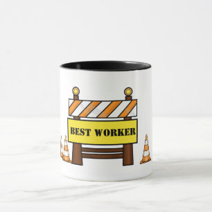 Mug Meilleur boug ouvrier pour le travail de construct