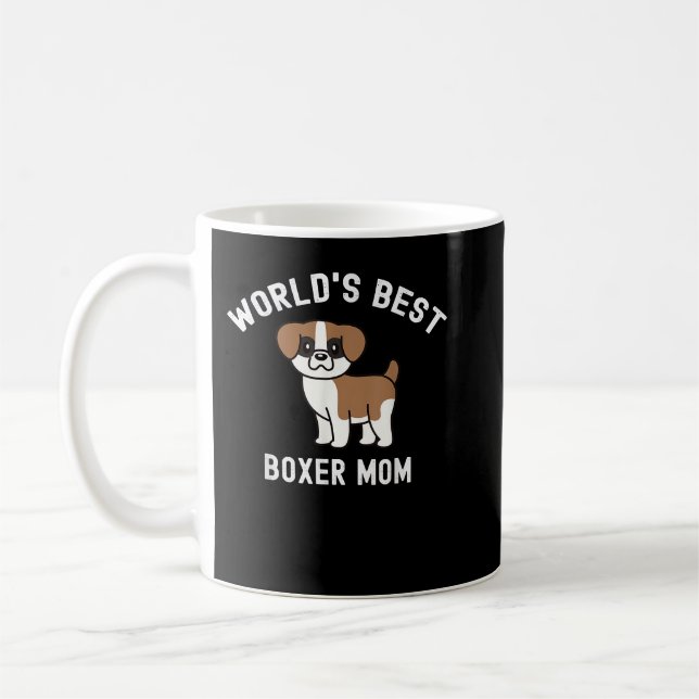 Mug Meilleur Boxer Maman Chien (Gauche)