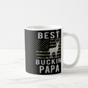 Mug Meilleur Bucking Papa Camouflage Drapeau Américain