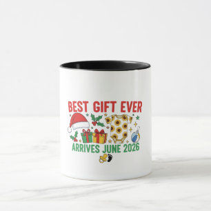 Mug Meilleur cadeau arrive en juin 2026 Noël Couples