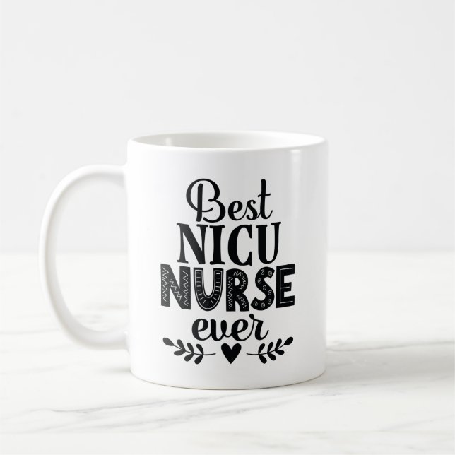 Mug Meilleur cadeau d'appréciation de l'infirmière NIC (Gauche)