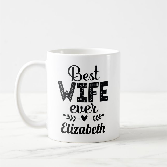 Mug Meilleur cadeau de femme pour elle (Gauche)