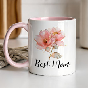 Mug Meilleur Cadeau de Fête des Mères - Rose Bohème