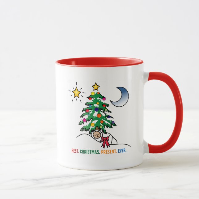 Mug Meilleur cadeau de Noël (Droite)