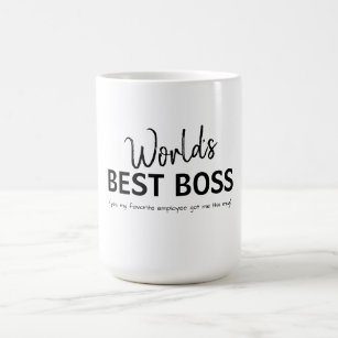 Mug Meilleur cadeau de patron drôle du monde