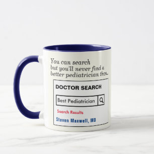 Mug Meilleur cadeau de pédiatre personnalisé amusant