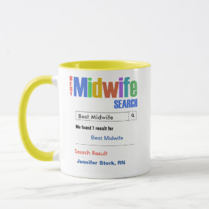 Mug Meilleur cadeau de sage-femme sur mesure