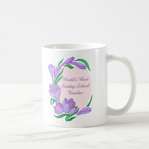 Mug Meilleur cadeau d'enseignant dimanche au monde