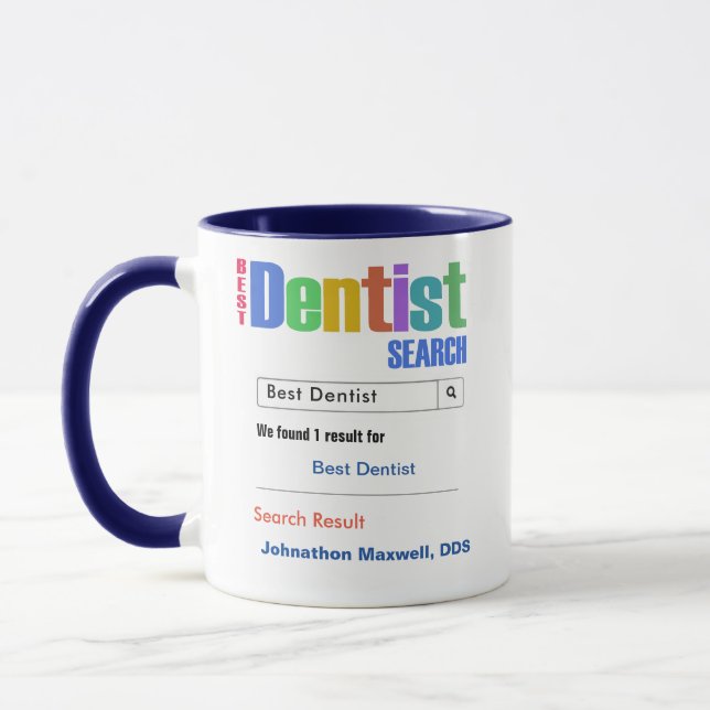 Mug Meilleur cadeau fait sur commande drôle de (Gauche)