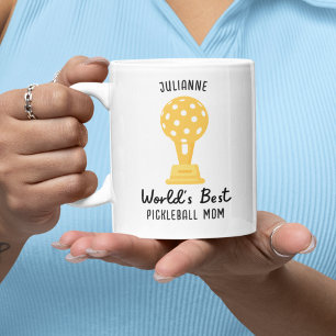 Mug Meilleur cadeau maman Pickleball dans le monde drô
