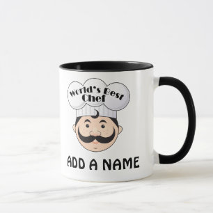 Mug Meilleur cadeau personnalisé de chef des mondes