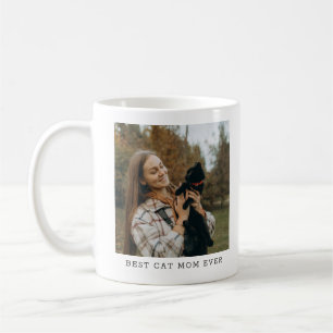 Mug Meilleur cadeau photo personnalisé pour maman chat